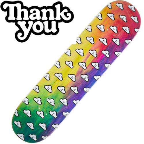 Plateau Thank You Tie dye woodgrain good clouds 8"