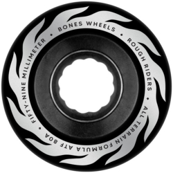 BONES WHEELS (JEU DE 4) ATF 59MM ROUGH RIDERS FLAME 80A BLK