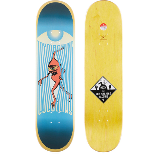 TOY MACHINE DECK 8.18 X 31.88 CJ COLLINS BARS