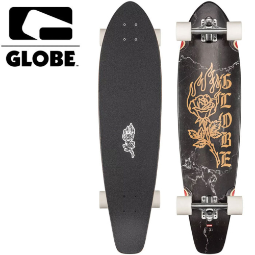 Longboard Globe All-Time Black Roses 35"