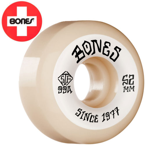 Roues BONES (JEU DE 4) STF 52MM V5 HERITAGE ROOTS 99A