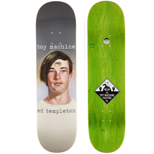 TOY MACHINE DECK 8.25 X 32 TEMPLETON PORTRAIT