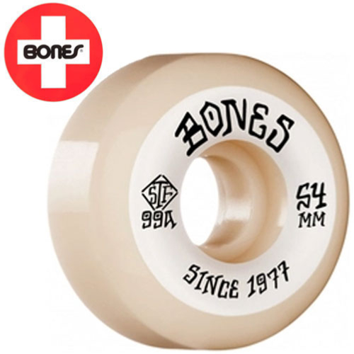 Roues BONES (JEU DE 4) STF 54MM V5 HERITAGE ROOTS 99A